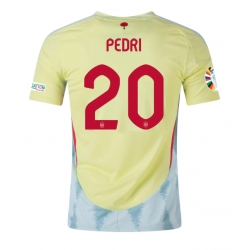 Spanien Pedri Gonzalez #20 Bortatröja EM 2024 Kortärmad