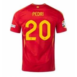 Spanien Pedri Gonzalez #20 Hemmatröja EM 2024 Kortärmad