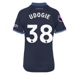 Tottenham Hotspur Destiny Udogie #38 Bortatröja 2023-24 Dam Kortärmad