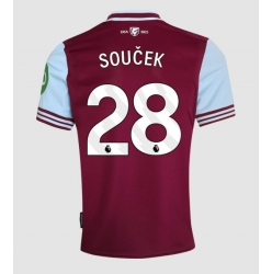 West Ham United Tomas Soucek #28 Hemmatröja 2024-25 Kortärmad