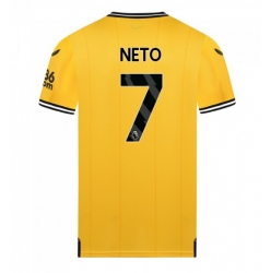 Wolves Pedro Neto #7 Hemmatröja 2023-24 Kortärmad